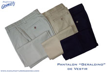 Pantalon de gabardina de vestir